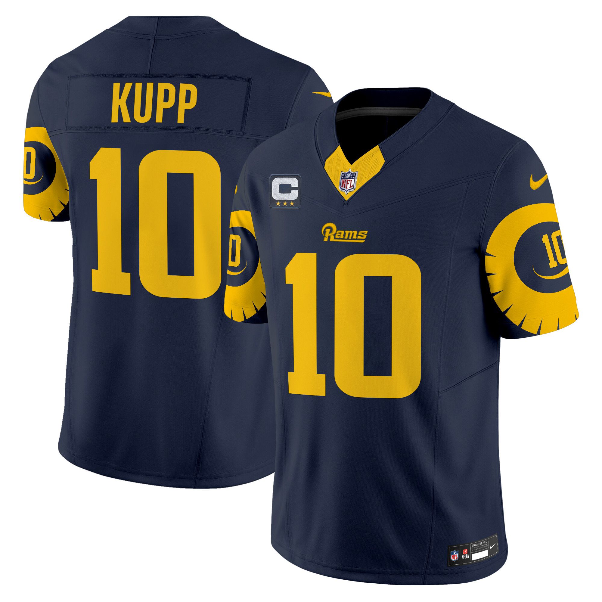 Men Los Angeles Rams #10 Kupp Drak Blue 2024 Nike Special Vapor Limited NFL Jersey